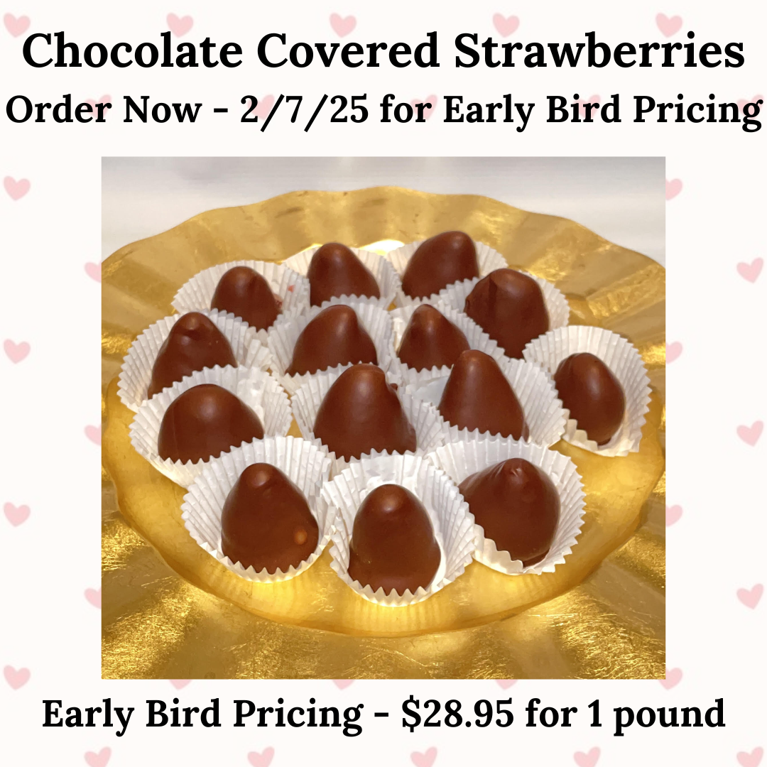 Milk Chocolate Covered Strawberries (Early Bird Pricing)