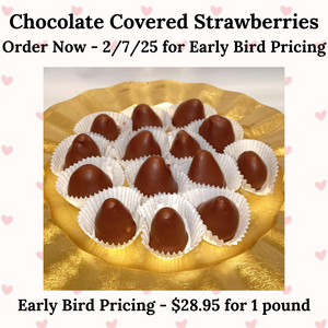 Milk Chocolate Covered Strawberries (Early Bird Pricing)