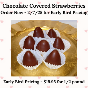 Milk Chocolate Covered Strawberries (Early Bird Pricing)