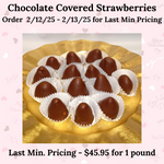 Load image into Gallery viewer, Milk Chocolate Covered Strawberries (Last Minute Pricing)
