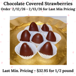 Load image into Gallery viewer, Milk Chocolate Covered Strawberries (Last Minute Pricing)
